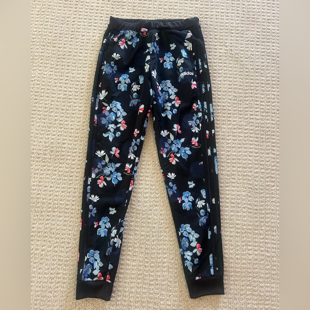 Adidas Floral Girls Joggers
